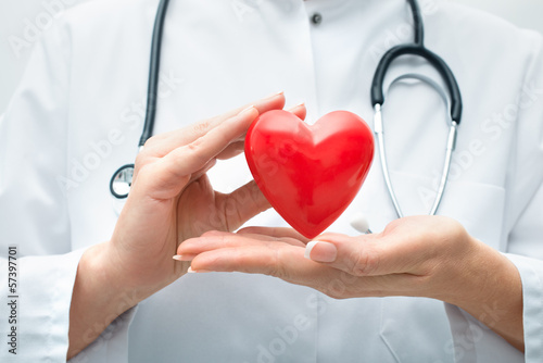Photo: Doctor holding heart Doctor holding heart