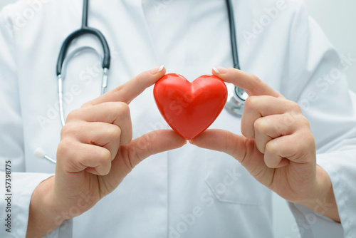 Photo: Doctor holding heart Doctor holding heart