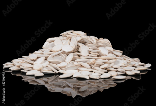 Photo: Heap of pumpkin seeds Heap of pumpkin seeds