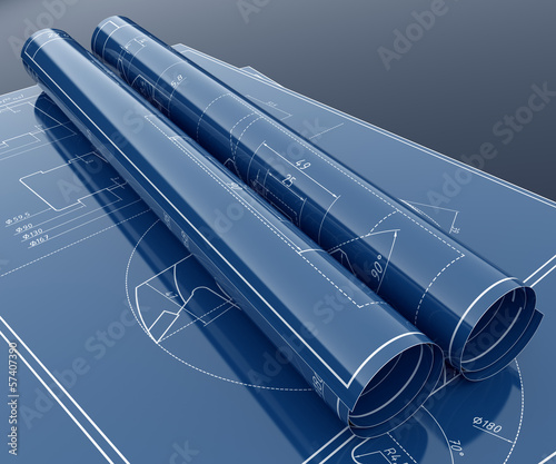 Illustration: Technology project blueprint Technology project blueprint