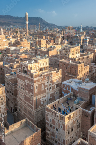 Photo: Panorama of Sanaa, Yemen Panorama of Sanaa, Yemen