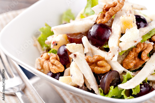 Photo: Waldorf salad Waldorf salad