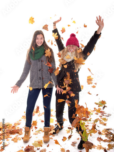 Photo: Fliegende Herbstblätter Fliegende Herbstblätter