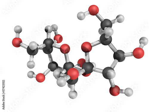 Illustration: Chemical structure of sucrose Chemical structure of sucrose