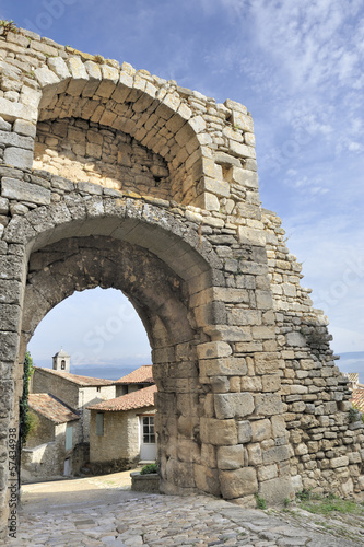 Photo: Village of Lacoste in the Luberon, France Village of Lacoste in the Luberon, France