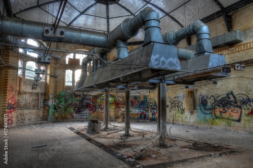 Photo: Alte Küche in den Heilstätten in Beelitz Alte Küche in den Heilstätten in Beelitz