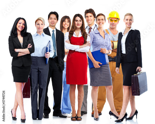 Photo: Business people group. Business people group.