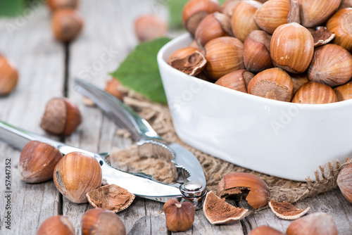 Photo: Portion of Hazelnuts Portion of Hazelnuts