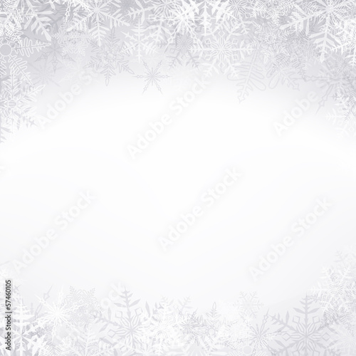Vector: Christmas background with crystallic snowflakes. Christmas background with crystallic snowflakes.