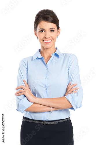 Photo: Young Happy Smiling Businesswoman Young Happy Smiling Businesswoman