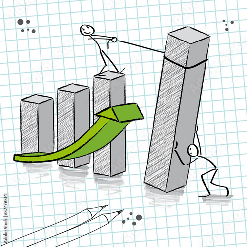 Vector: Teamwork, gemeinsam ans Ziel Teamwork, gemeinsam ans Ziel