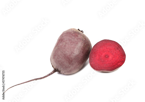 Photo: Fresh beetroot and slice. Fresh beetroot and slice.