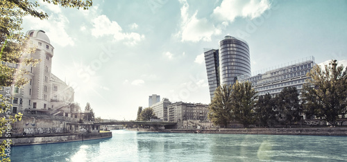 Photo: Danube Canal of Vienna - Austria Danube Canal of Vienna - Austria