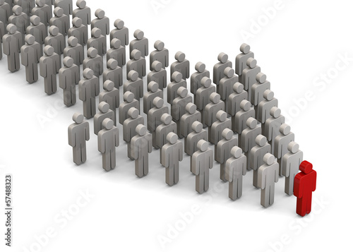 Illustration: TEAMWORK CONCEPT - 3D TEAMWORK CONCEPT - 3D