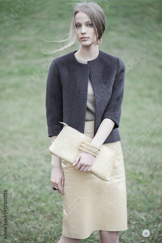 Photo: fashion model outdoor portrait fashion model outdoor portrait