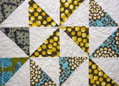 Photo: old patchwork quilt old patchwork quilt