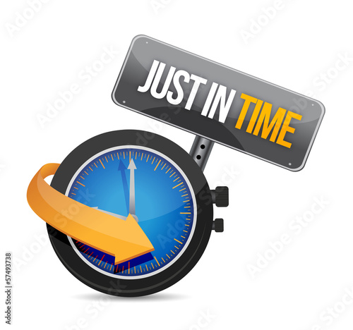 Illustration: just in time concept illustration design just in time concept illustration design
