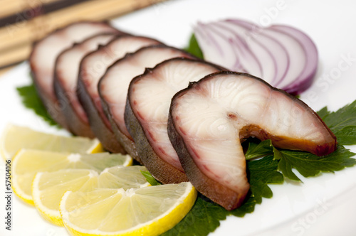 Photo: Smoked eel steaks Smoked eel steaks