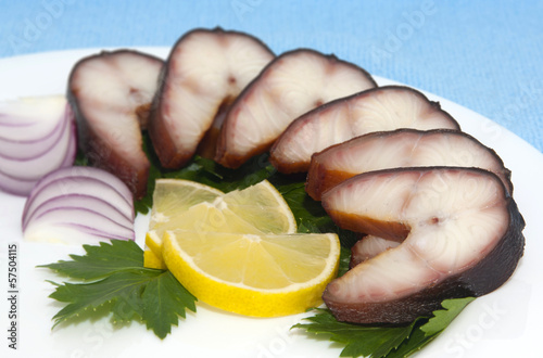 Photo: Smoked eel steaks Smoked eel steaks