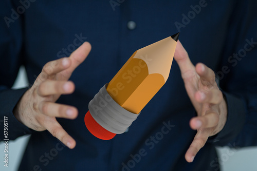 Illustration: pencil pencil
