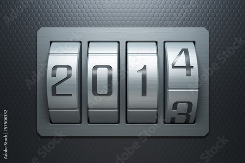 Illustration: new year 2014 new year 2014