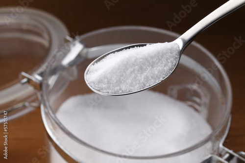 Photo: Salt on spoon Salt on spoon