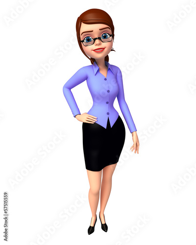 Illustration: Young girl Young girl