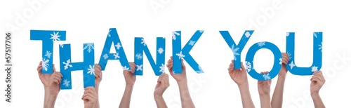 Photo: People Holding Thank You People Holding Thank You