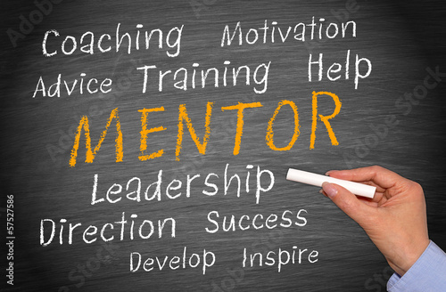 Illustration: Mentor - Business Concept Mentor - Business Concept
