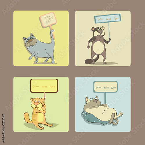 Vector: cats cats