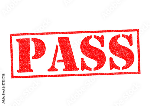 Illustration: PASS Rubber Stamp PASS Rubber Stamp