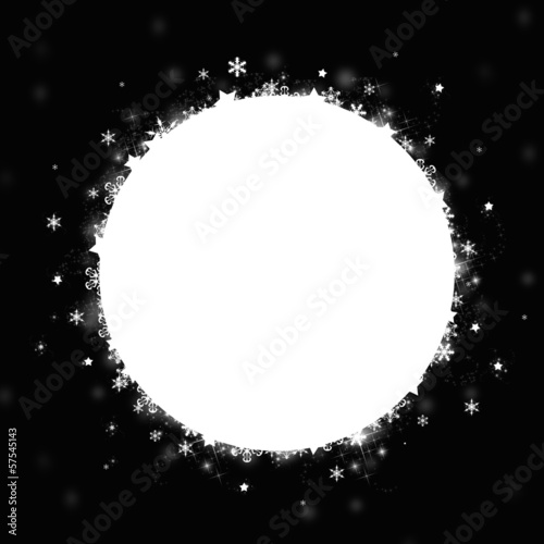 Illustration: carte voeux noire carte voeux noire