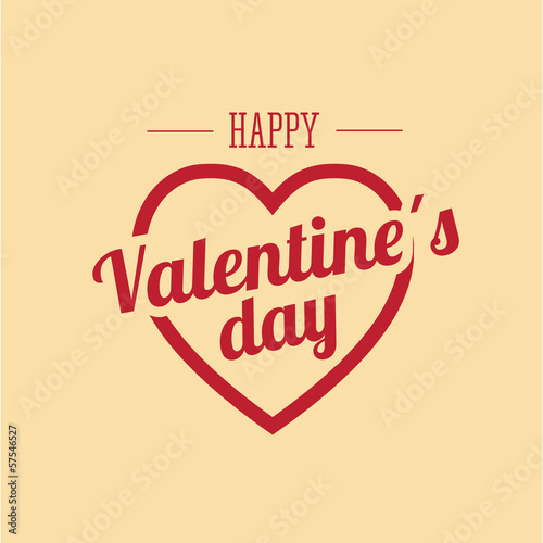 Vector: happy valentines day card happy valentines day card