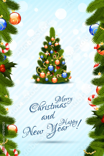 Vector: Christmas Card Christmas Card