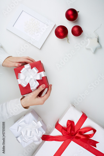 Photo: Preparing Christmas presents Preparing Christmas presents