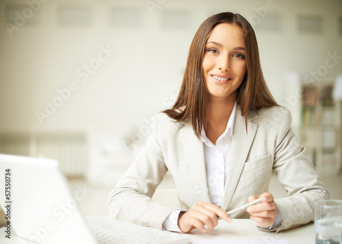 Photo: Businesswoman at work Businesswoman at work
