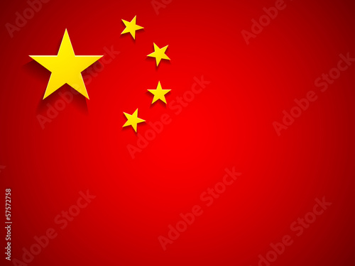 Vector: China flag China flag