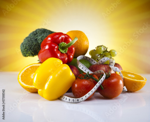 Photo: Fitness Food, diet, Vegetable and fruit Fitness Food, diet, Vegetable and fruit