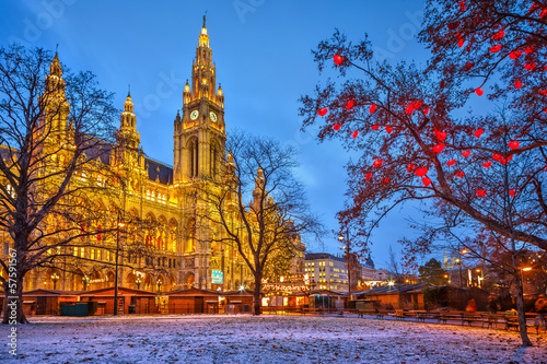 Photo: Vienna town hall Vienna town hall