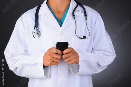 Photo: Nurse Texting Nurse Texting