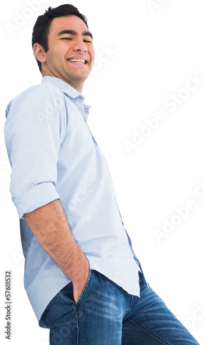 Photo: Smiling casual man standing Smiling casual man standing