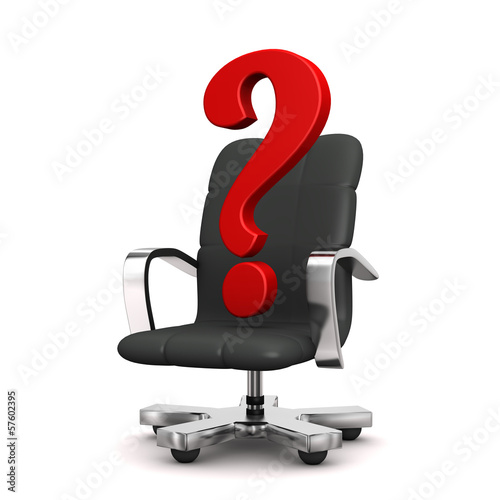 Illustration: Question Mark Swivel Armchair Question Mark Swivel Armchair