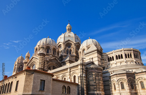 Photo: Back view of Marseilles Cathedral (XIX c.) Back view of Marseilles Cathedral (XIX c.)