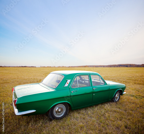 Photo: Retro car. Retro car.