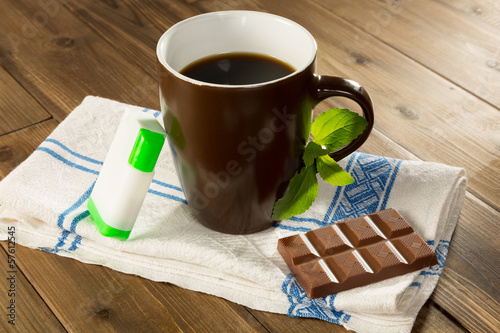 Photo: Stevia tabs and chocolate Stevia tabs and chocolate