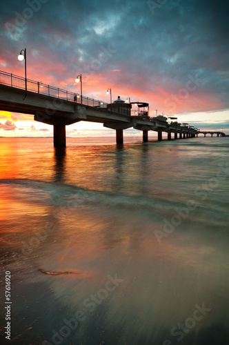 Photo: Pier in Sunset Pier in Sunset