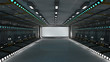 Futuristic corridor Futuristic corridor
