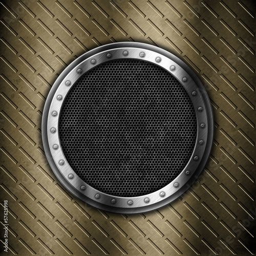 Illustration: Metal background Metal background