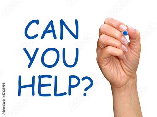 Illustration: Can you help ? Can you help ?