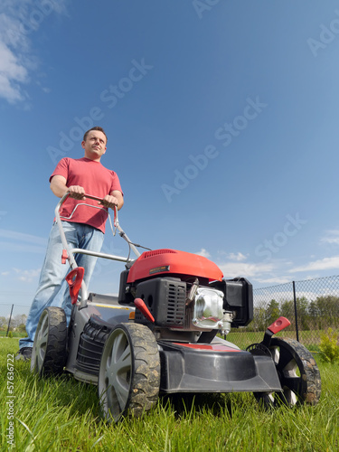 Photo: Grass mowing Grass mowing